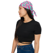 All-over print bandana - Jaguar - Pink/Blue  - Party Animals