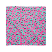 All-over print bandana - Jaguar - Pink/Blue  - Party Animals