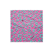 All-over print bandana - Jaguar - Pink/Blue  - Party Animals