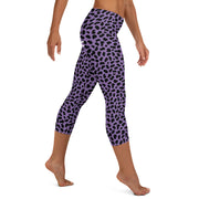 Capri Leggings - Leopard Purple - Party Animals