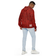 Men’s windbreaker - Elephunk - Red/Black - Party Animals
