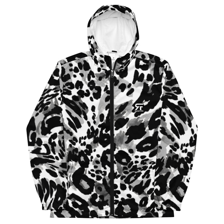 Men’s windbreaker - Snow Leopard - Party Animals