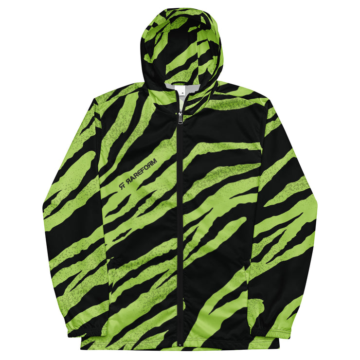 Men’s windbreaker - Tiger - Green/Black - Party Animals