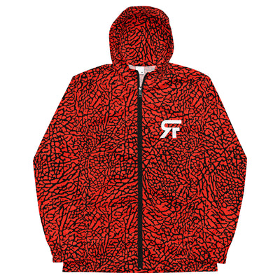 Men’s windbreaker - Elephunk - Red/Black - Party Animals