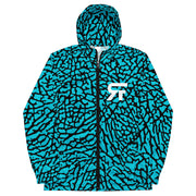 Men’s windbreaker - Elephunk - Teal/Black - Party Animals