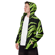 Men’s windbreaker - Tiger - Green/Black - Party Animals