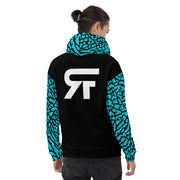 Unisex Hoodie - Elephunk - Blue/Black - Party Animals