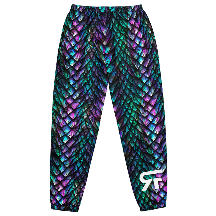 Unisex track pants - Dragon - Blue/Purple - Party Animals