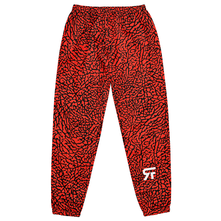 Unisex track pants - Elephunk - Red/Black - Party Animals