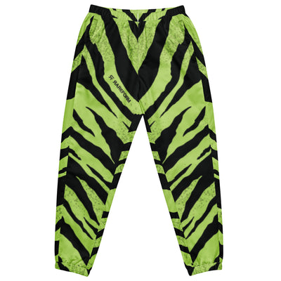 Unisex track pants -Tiger - Black/Green - Party Animals