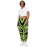 Unisex track pants -Tiger - Black/Green - Party Animals