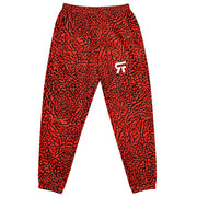 Unisex track pants - Elephunk - Red/Black - Party Animals