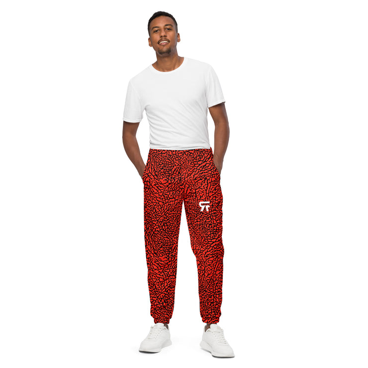 Unisex track pants - Elephunk - Red/Black - Party Animals