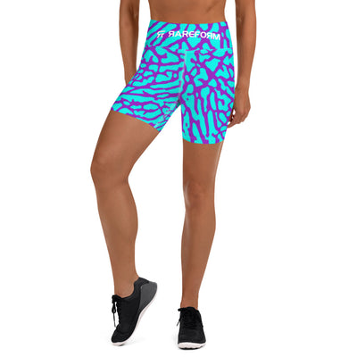 Yoga Shorts - Elephunk- Blue/Purple - Party Animals