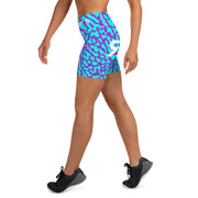 Yoga Shorts - Elephunk- Blue/Purple - Party Animals