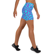 Yoga Shorts - Elephunk- Blue/Purple - Party Animals