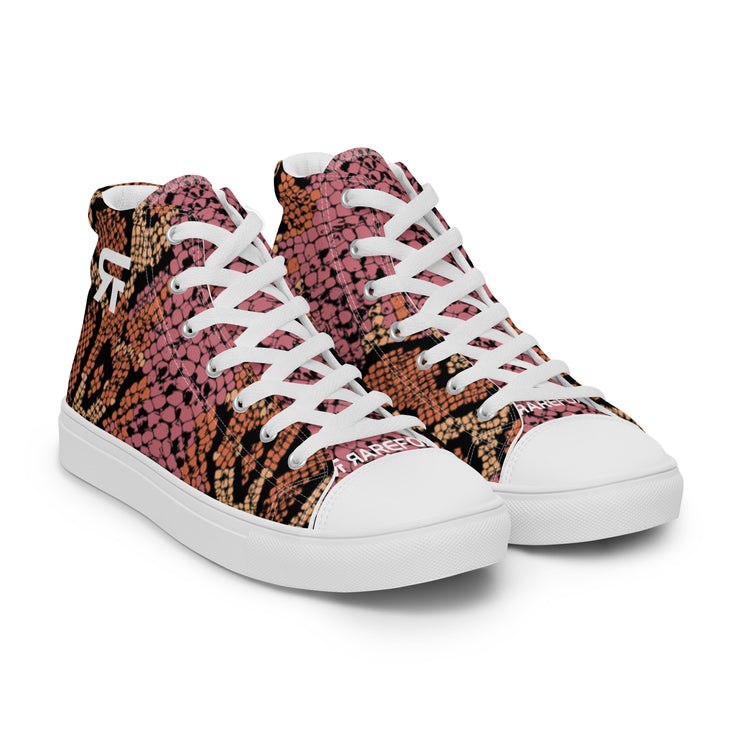 Men’s high top canvas shoes- Snake - Party Animals