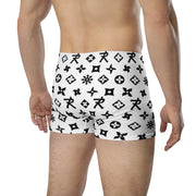 Boxer Briefs Ninja Star - All Over print White/Black