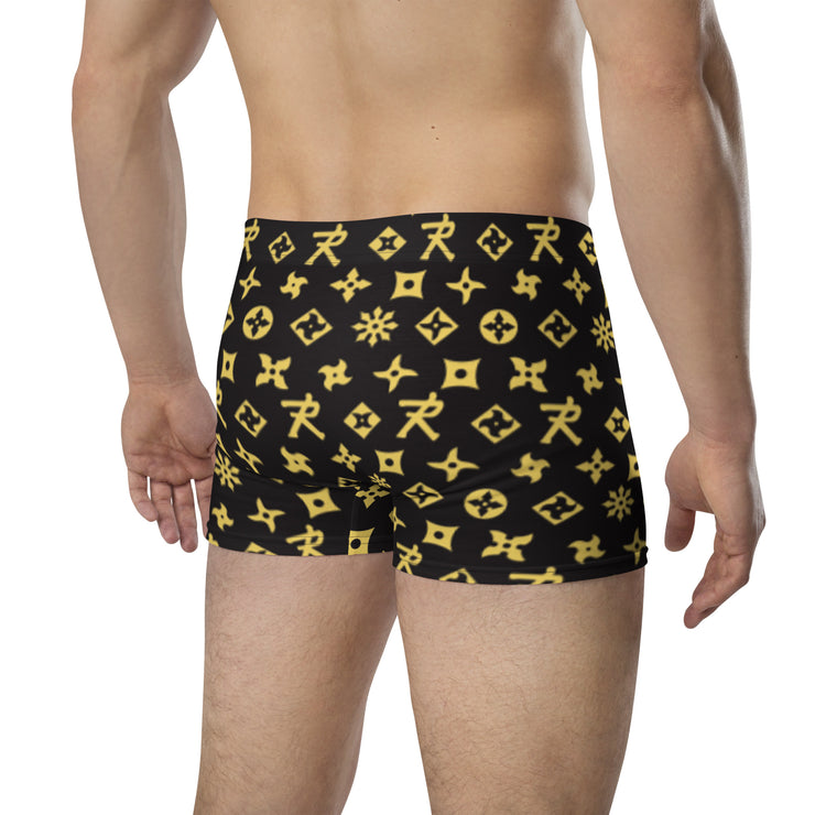 Ninja Star Underwear - All Over print Black/Gold