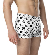 Boxer Briefs Ninja Star - All Over print White/Black