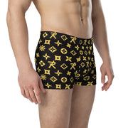 Ninja Star Underwear - All Over print Black/Gold