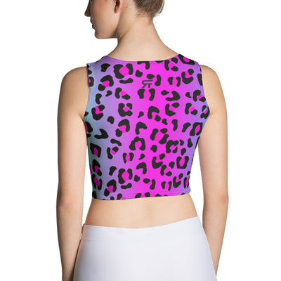 Electric Leopard Print - Crop Top