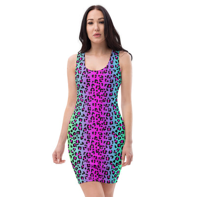 Electric Leopard Print - Sublimation Cut & Sew Dress