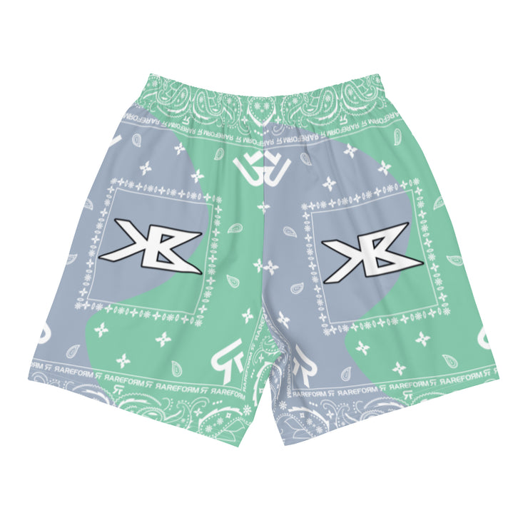 Men's Athletic Long Shorts- King Benz - Summer Wave