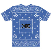 Men's t-shirt - King Benz - Ninja Paisley - Blue