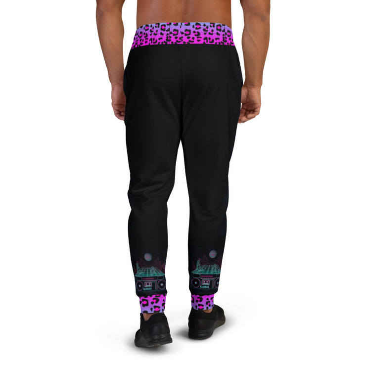 Mens's Joggers - Electric Leopard Print x Nibru