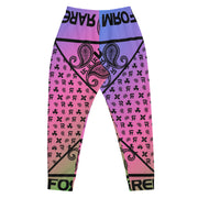 Men's Joggers - Ninja Paisley - Green/Pink/Purple Gradient
