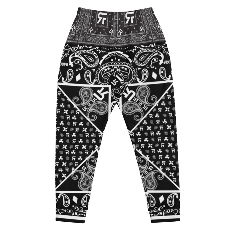 Men's Joggers - Ninja Paisley - Black