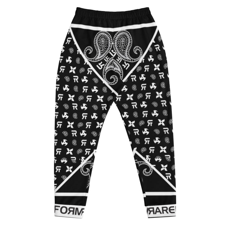 Men's Joggers - Ninja Paisley - Black