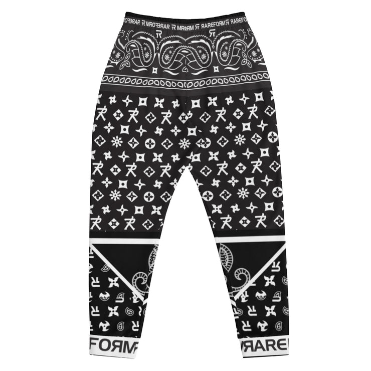 Men's Joggers - Ninja Paisley - Black