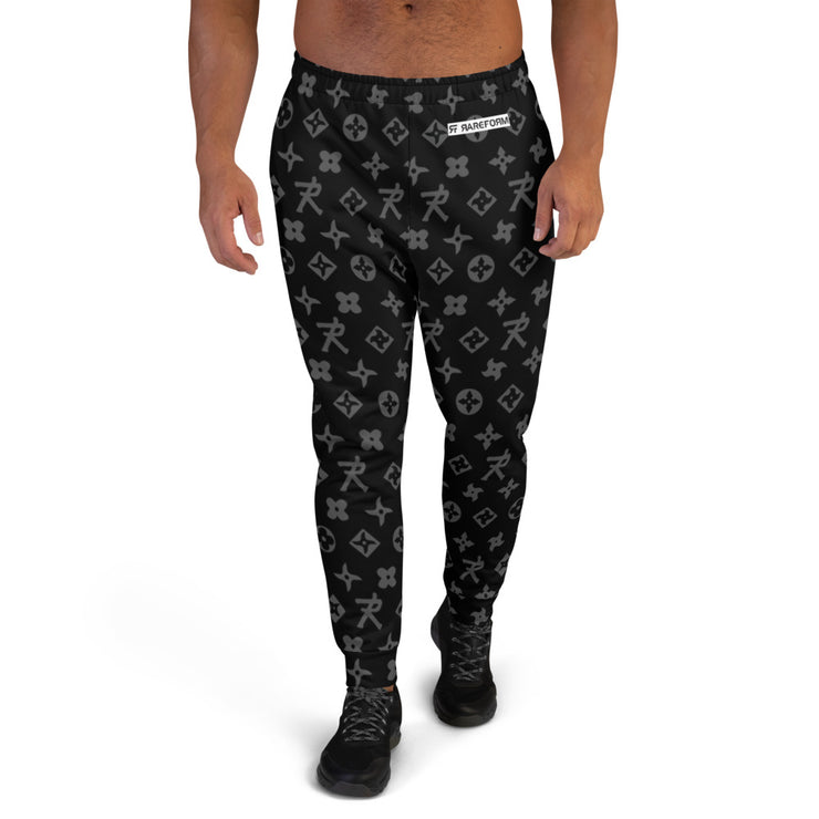 Men's Joggers Ninja Star - All Over print Black/Grey