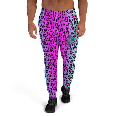 Men's Joggers Electric Leopard Print