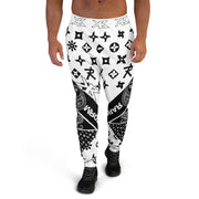 King Benz  - Men's Joggers White / Black