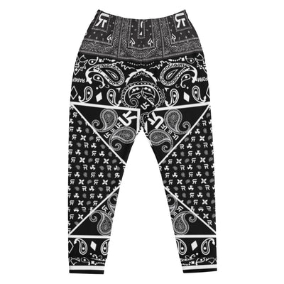 Men's Joggers - Ninja Paisley - Black