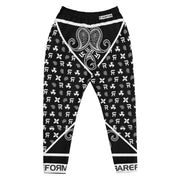 Men's Joggers - Ninja Paisley - Black
