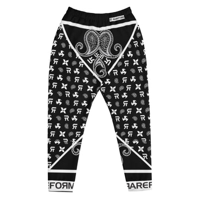 Men's Joggers - Ninja Paisley - Black