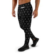 Men's Joggers Ninja Star - All Over print Black/Grey