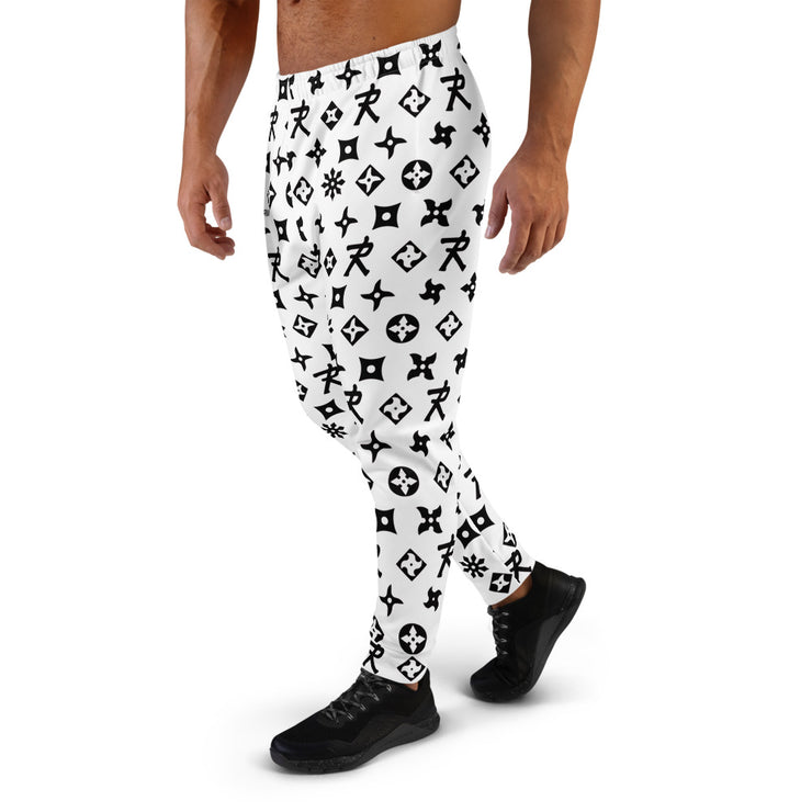 Men's Joggers Ninja Star - All Over print Black/White – RareForm Style