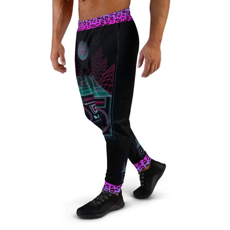 Mens's Joggers - Electric Leopard Print x Nibru