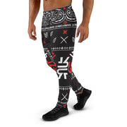 Men's Joggers - Ninja Paisley - Blk/Red
