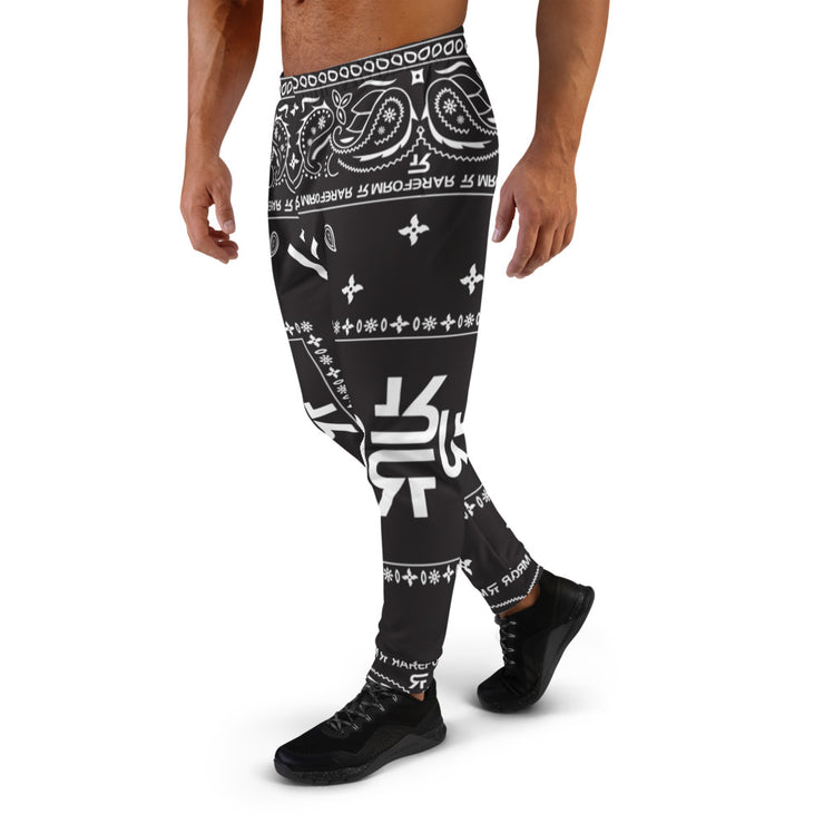Men's Joggers - Ninja Paisley Blk/W