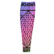 Men's Joggers - Ninja Paisley - Green/Pink/Purple Gradient