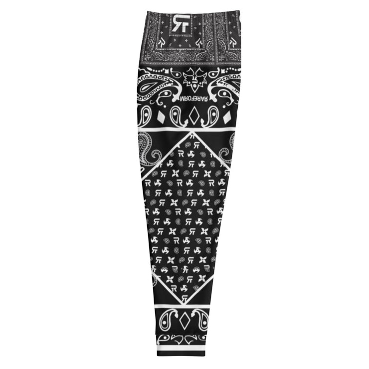Men's Joggers - Ninja Paisley - Black