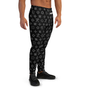 Men's Joggers Ninja Star - All Over print Black/Grey