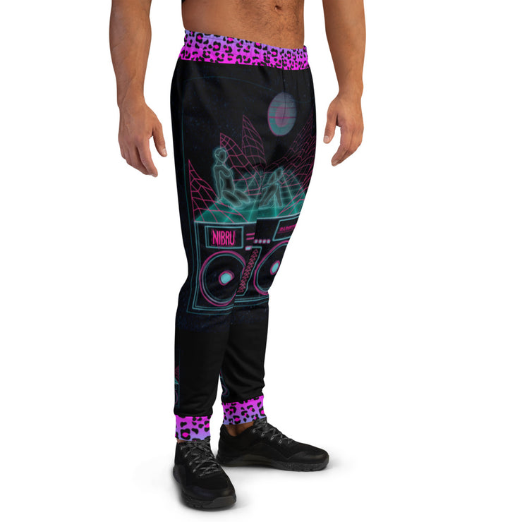 Mens's Joggers - Electric Leopard Print x Nibru