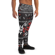 Men's Joggers - Ninja Paisley - Blk/Red